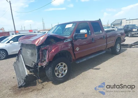 2012 Ford F-250 Xlt из США, поврежденный, VIN 1FT7W2BTXCEB38667